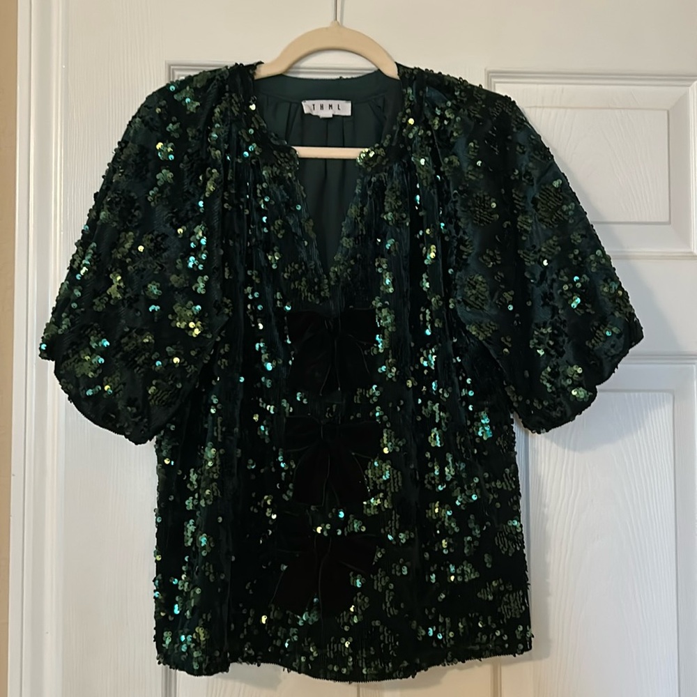 THML sequin top